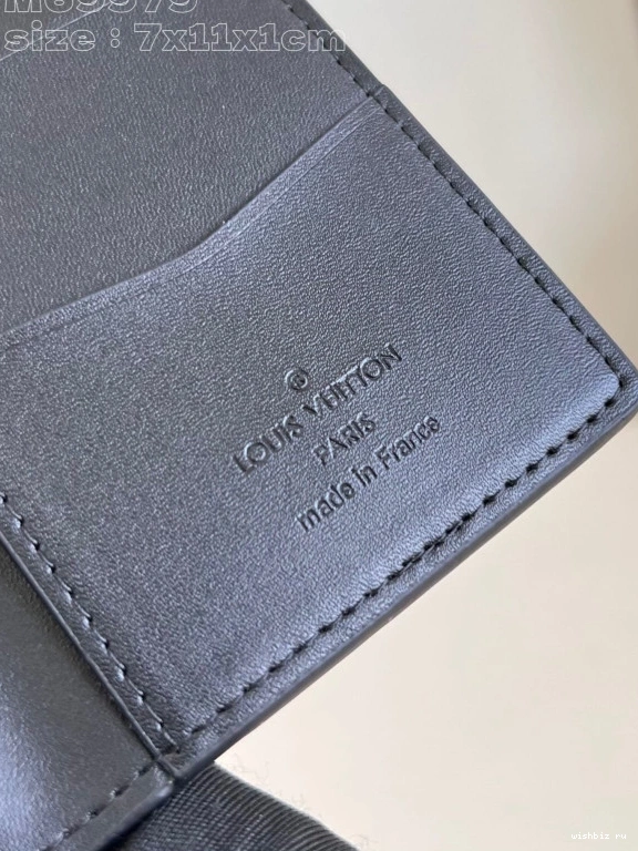 WIS Pocket VUITTON Organizer-7.5*11.1*1 cm LOUIS 0823